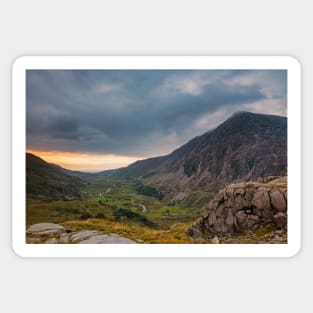 Pen yr Ole Wen and the Ogwen Valley Sticker